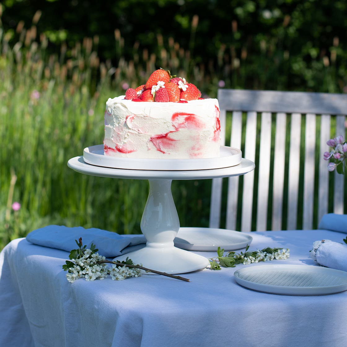 Swedish Midsummer Berry Cake