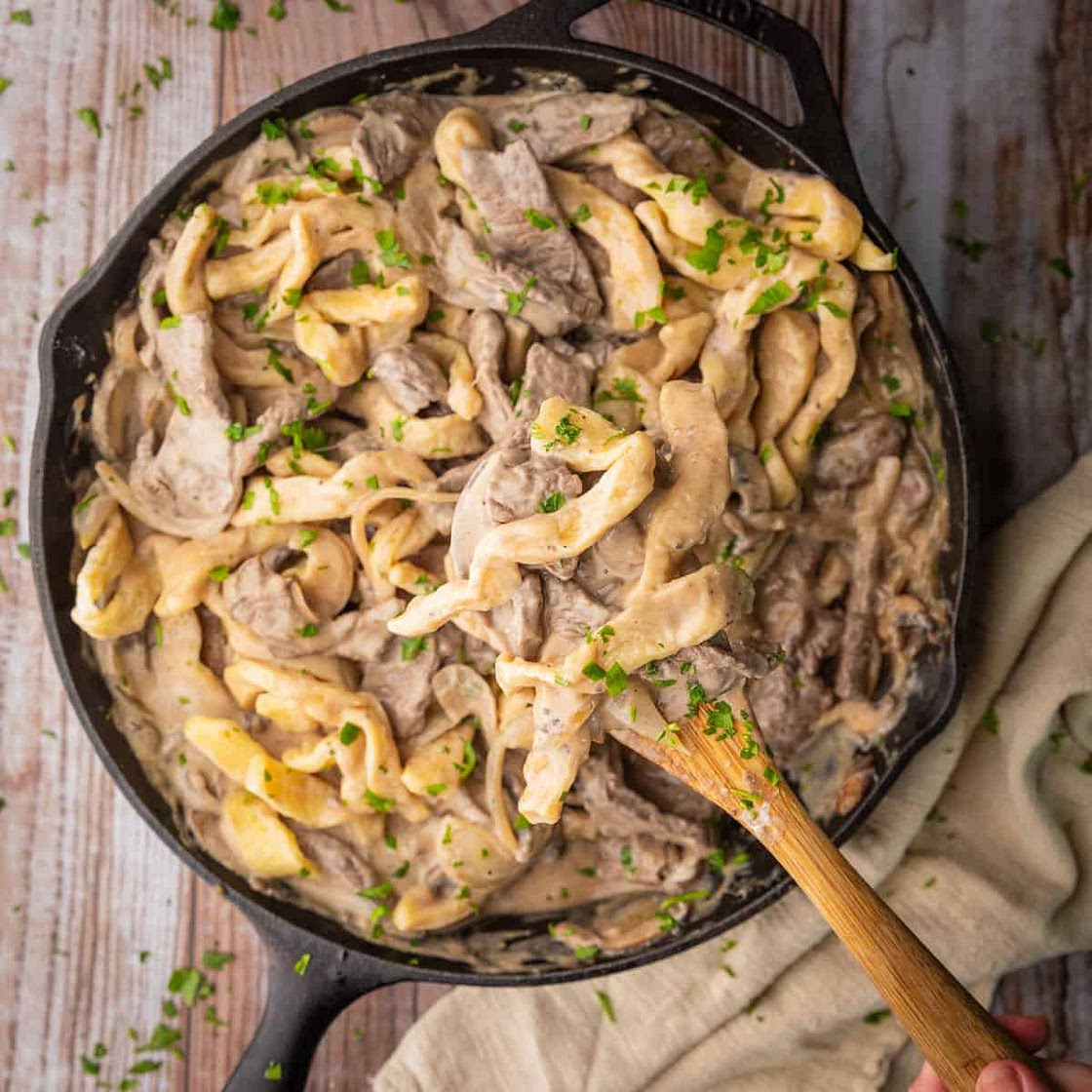 The Best Homemade Beef Stroganoff Recipe