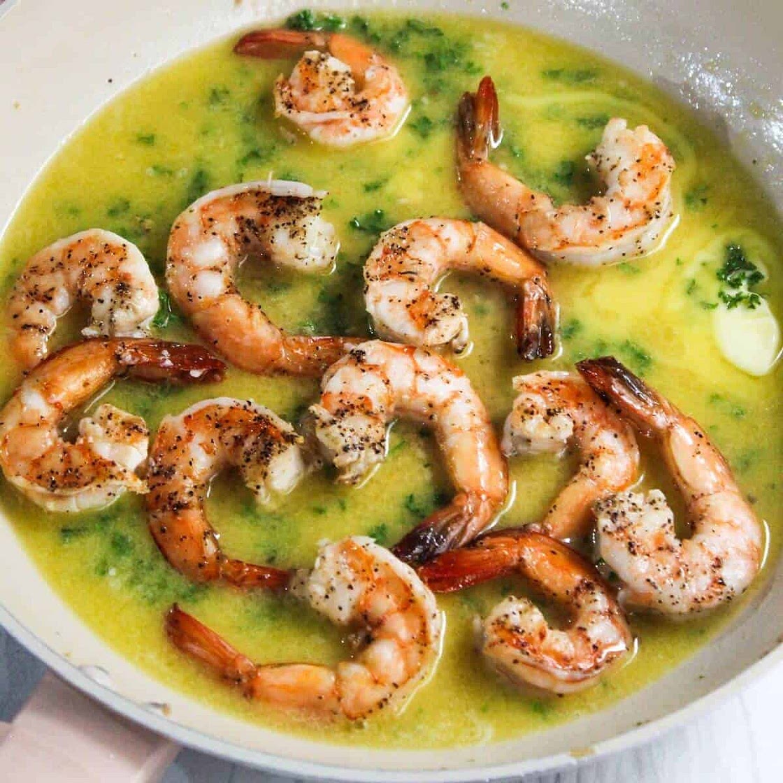 Shrimp Scampi Skillet