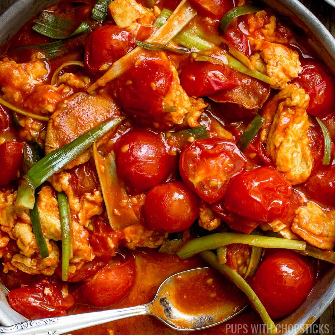 Chinese Tomato and Egg Stir Fry