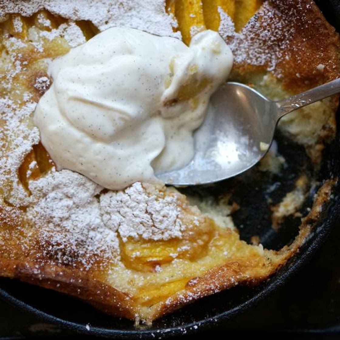 Receita de Clafoutis de pêssego