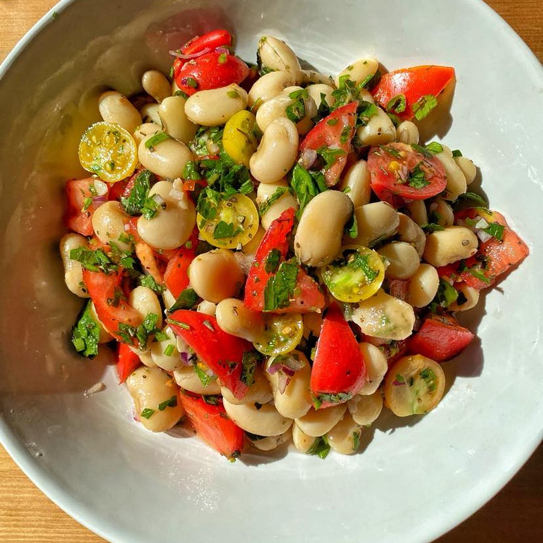 Marinated Butter Bean Salad