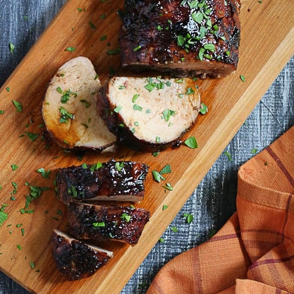 Fig Balsamic Pork Tenderloin