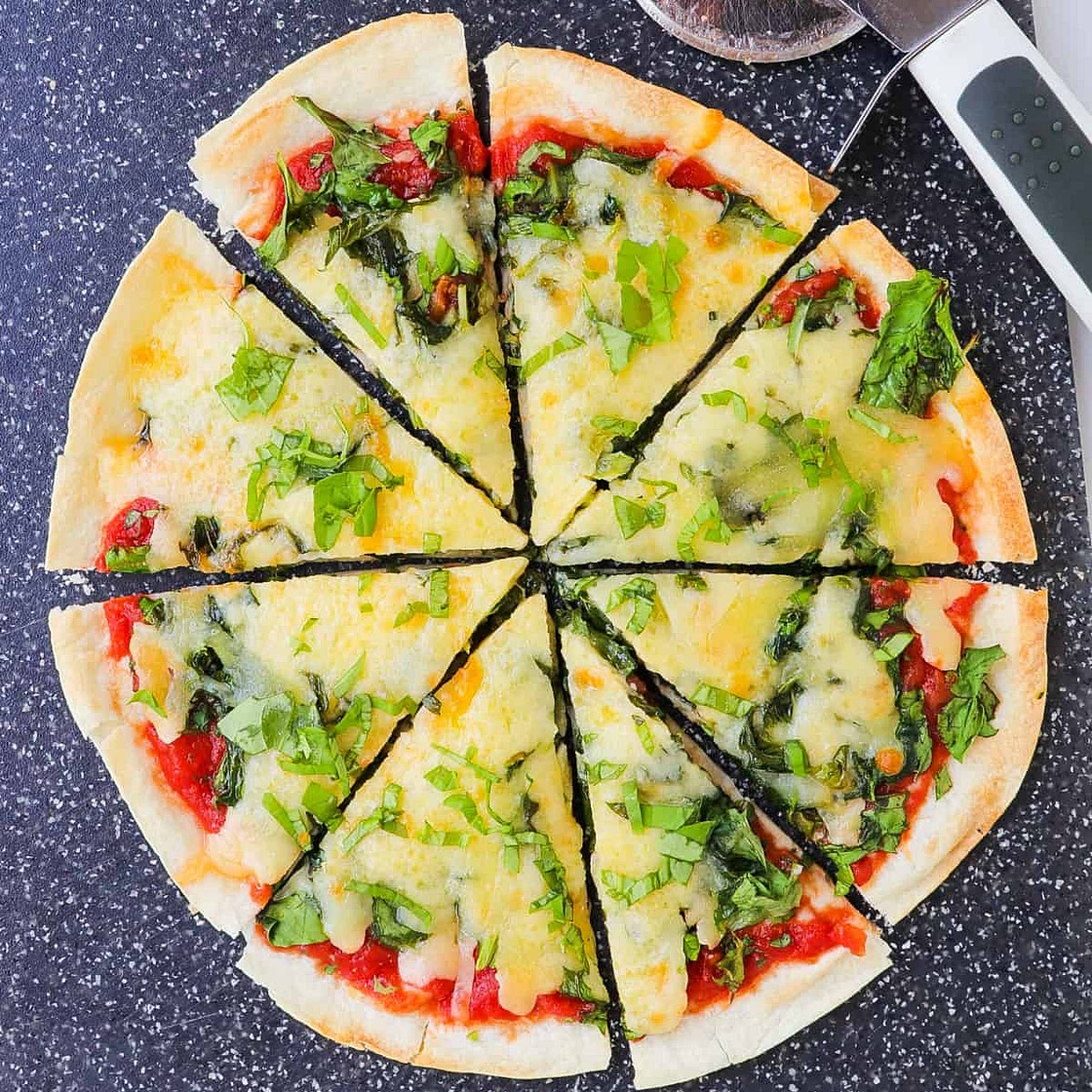 Air Fryer Tortilla Pizza