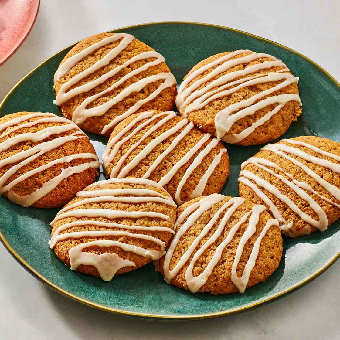 Iced Pumpkin Cookies