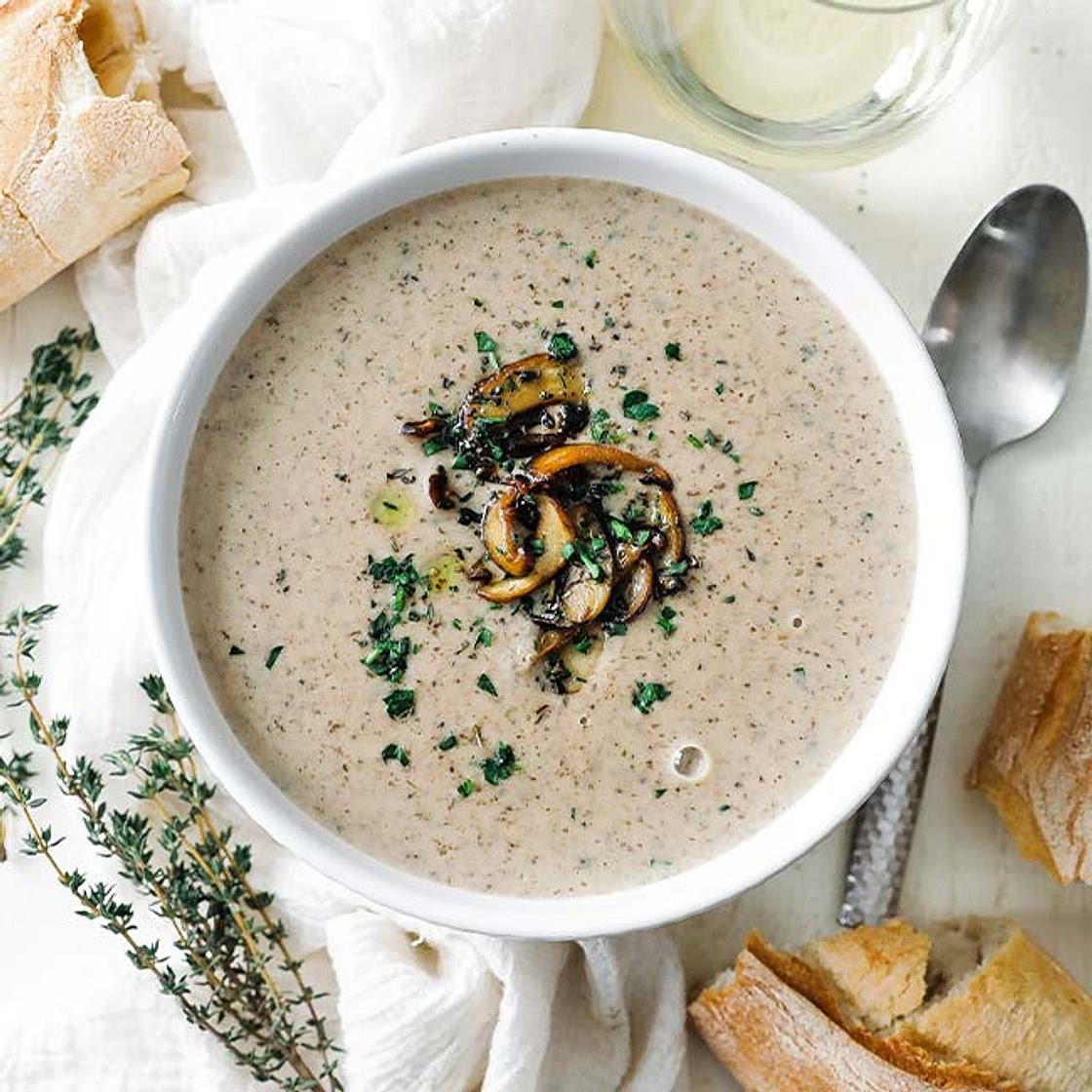 Homemade Cream of Mushroom Soup Recipe