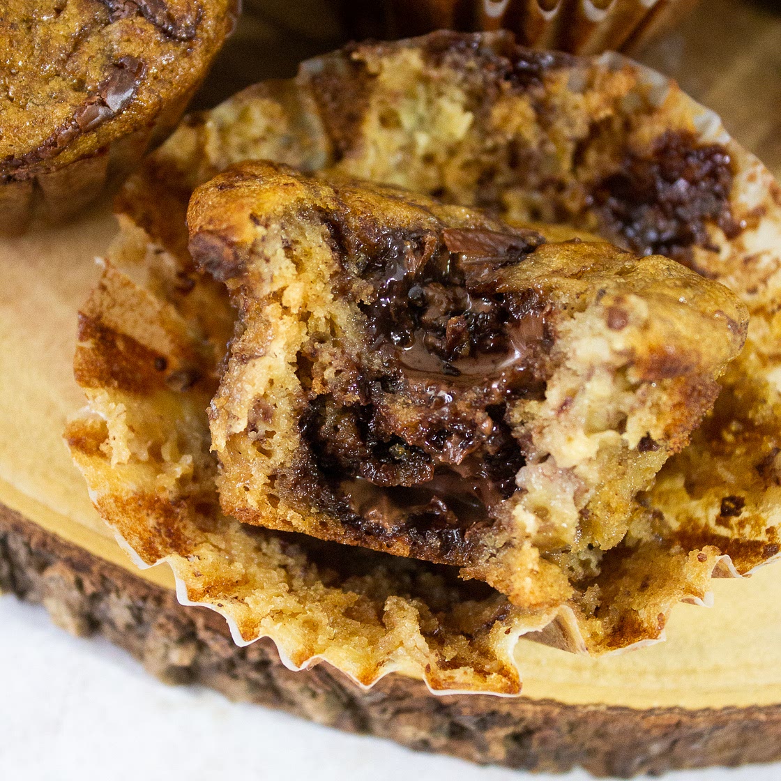 Banana Nutella Muffins