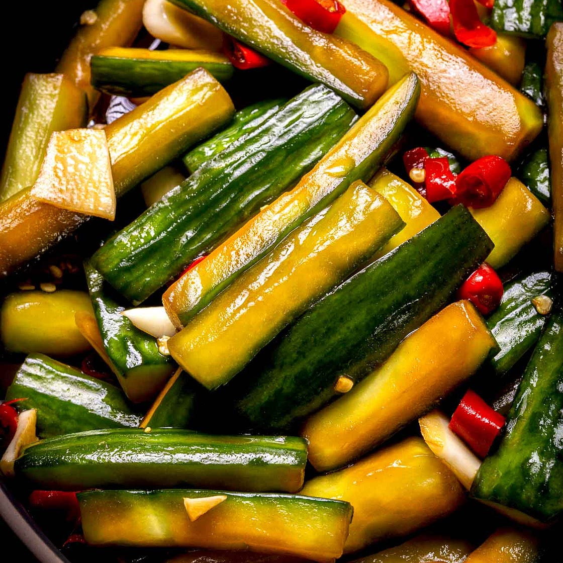 Asian Pickled Cucumber