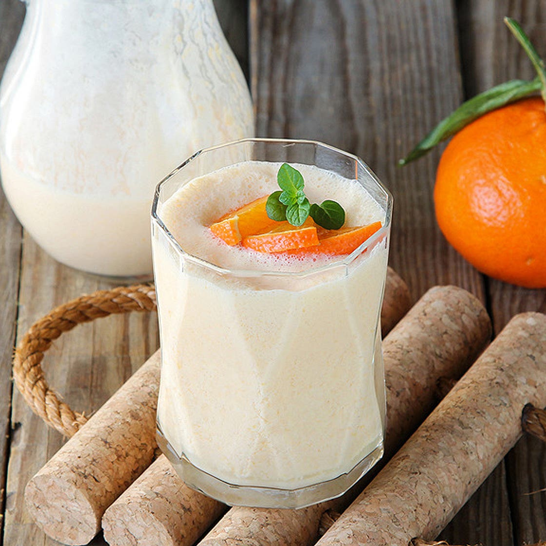 Smoothie clémentine orange
