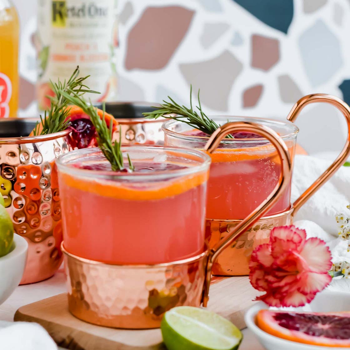 Blood Orange Moscow Mule