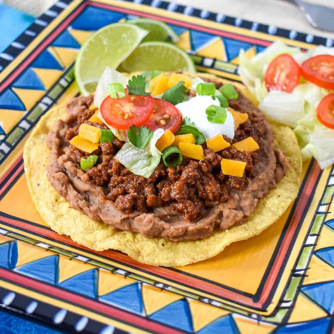 Ground Beef Tostadas