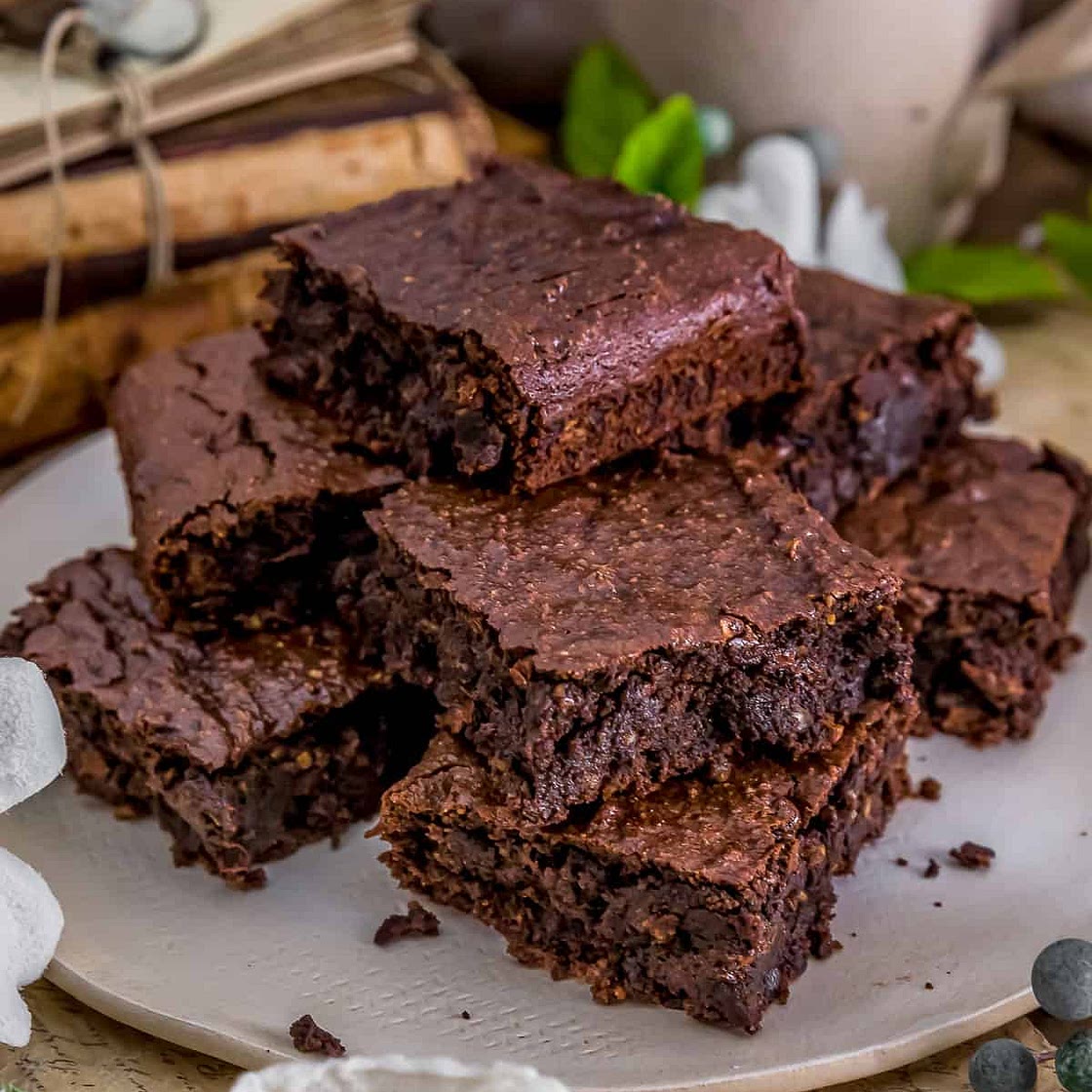 Vegan Rich Fudgy Brownies