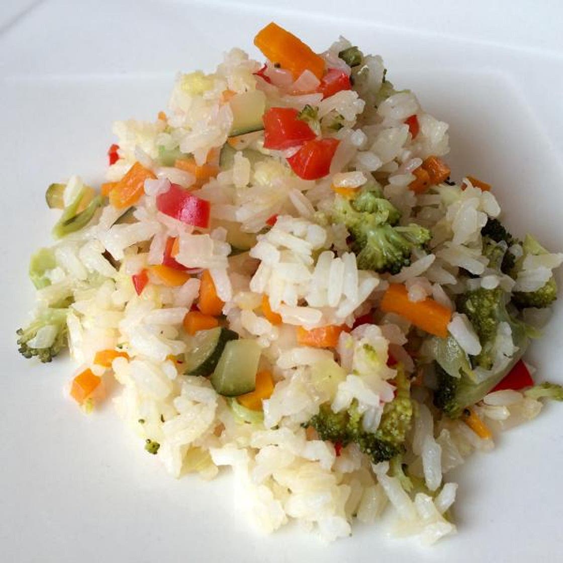 Receita de Arroz com legumes simples