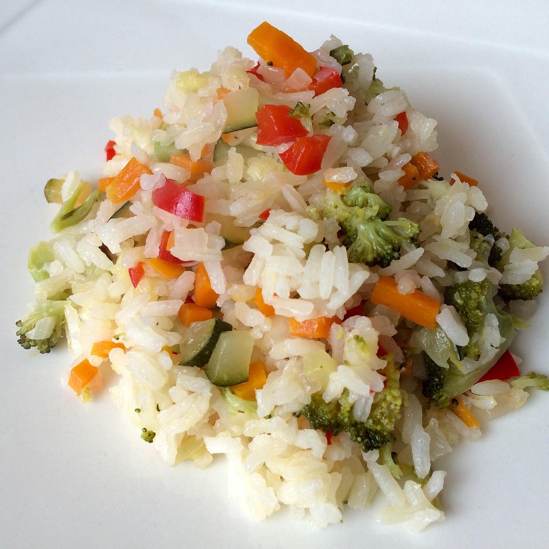 Receita de Arroz com legumes simples