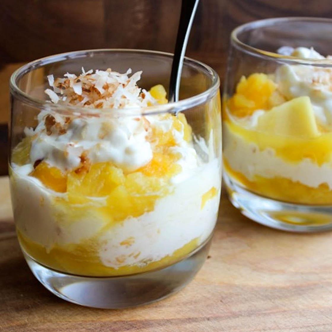 Receita de Delícia de abacaxi simples