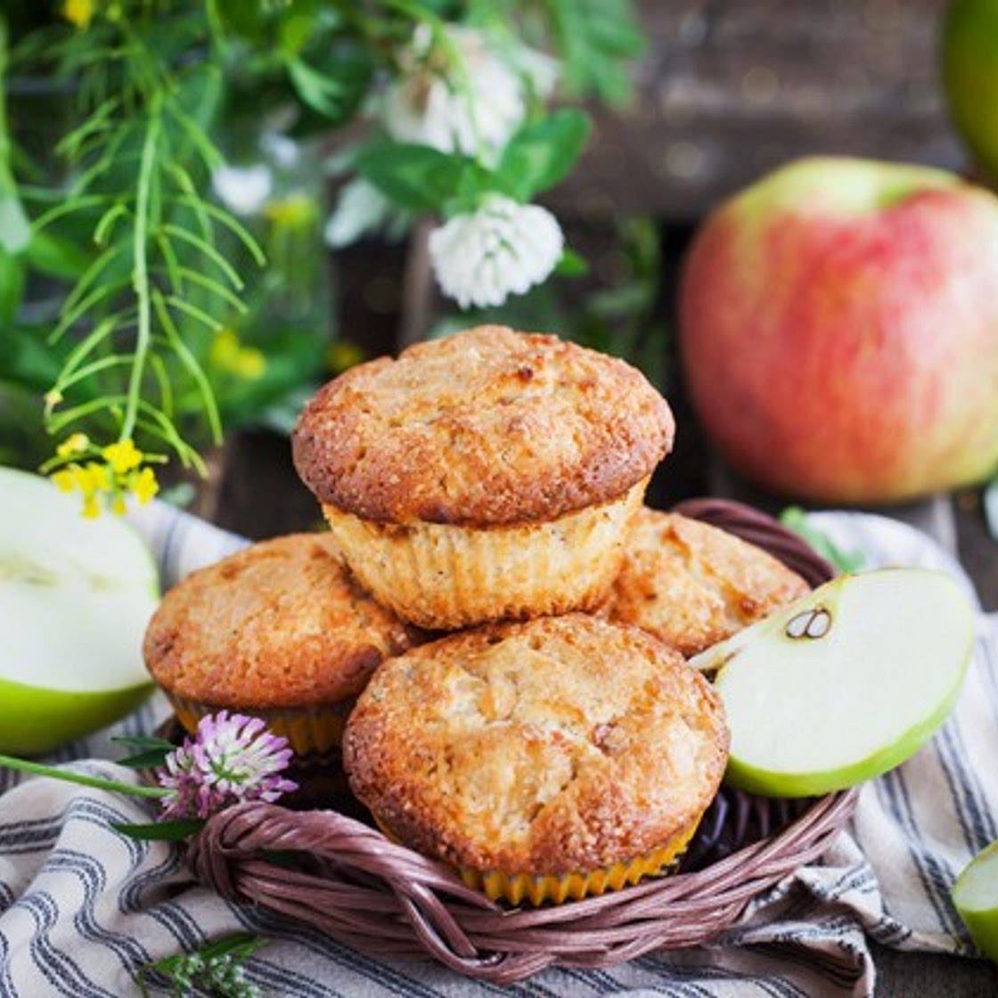Apfel-Muffins