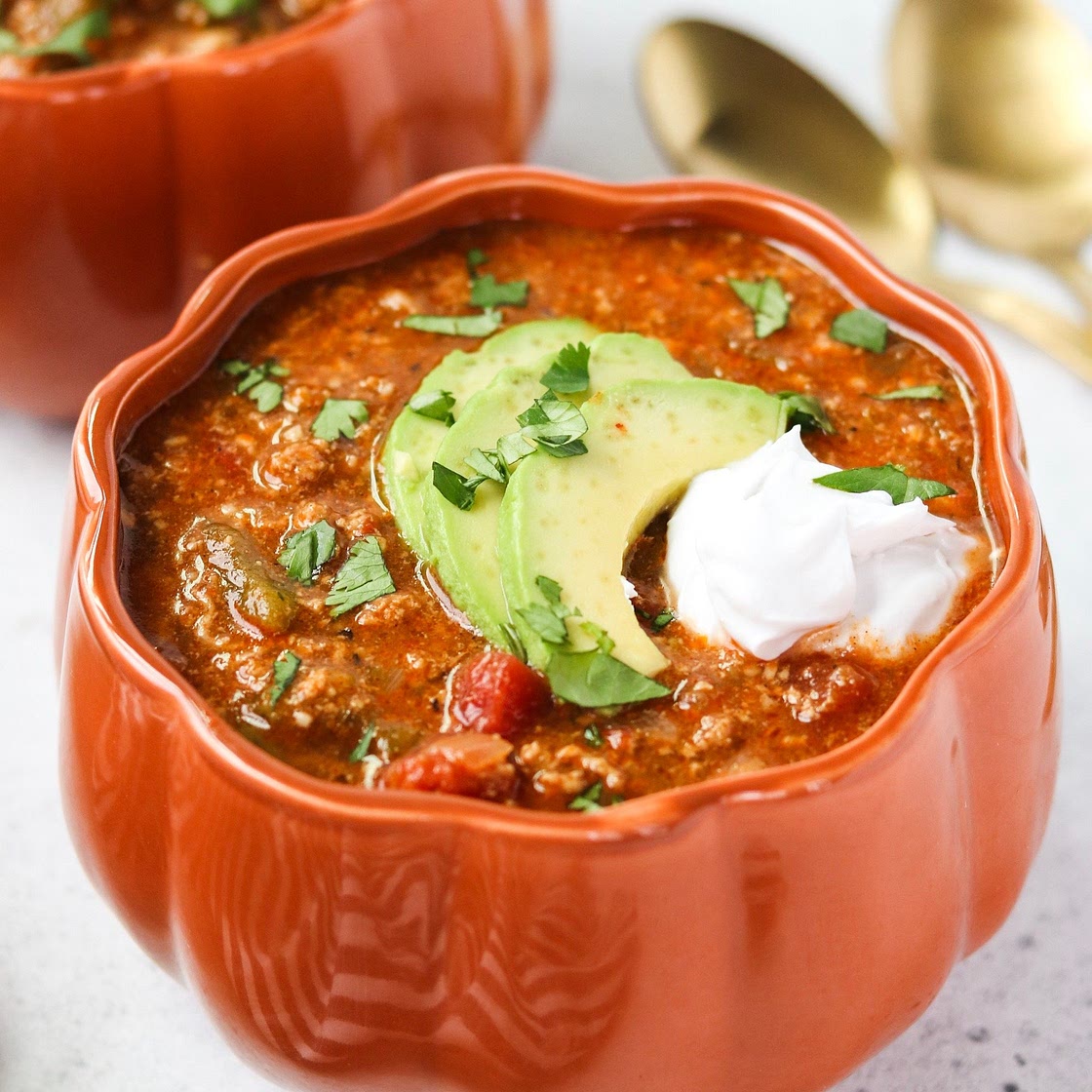 Instant Pot Pumpkin Turkey Chili