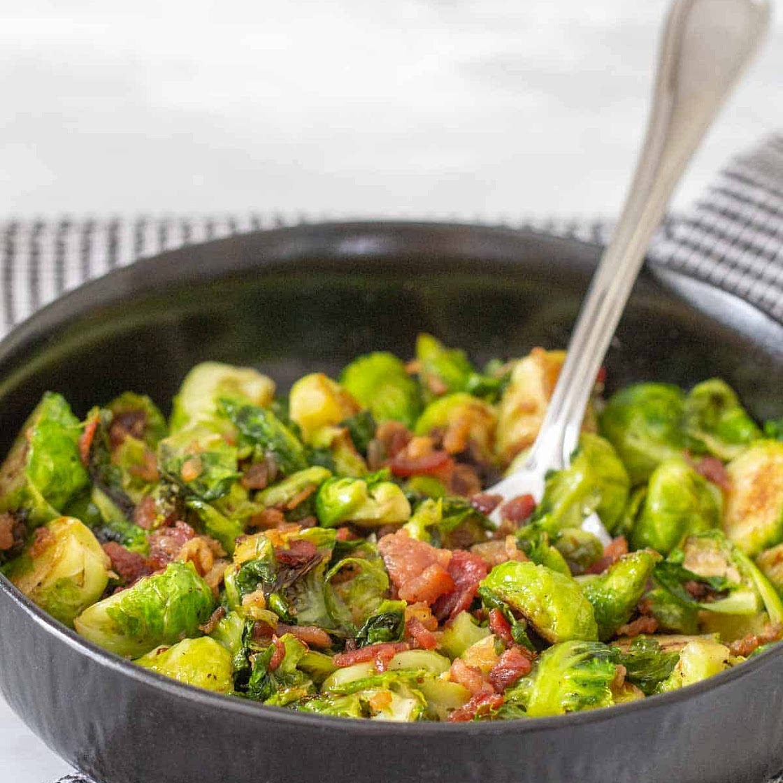 Maple Bacon Brussels Sprouts