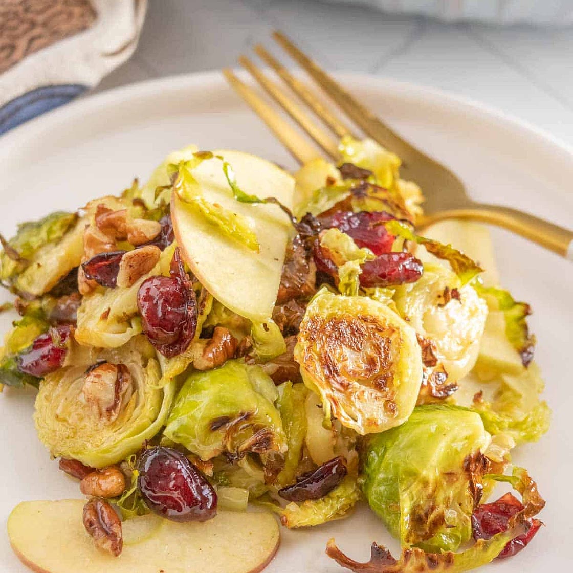 Roasted Brussels Sprout Salad
