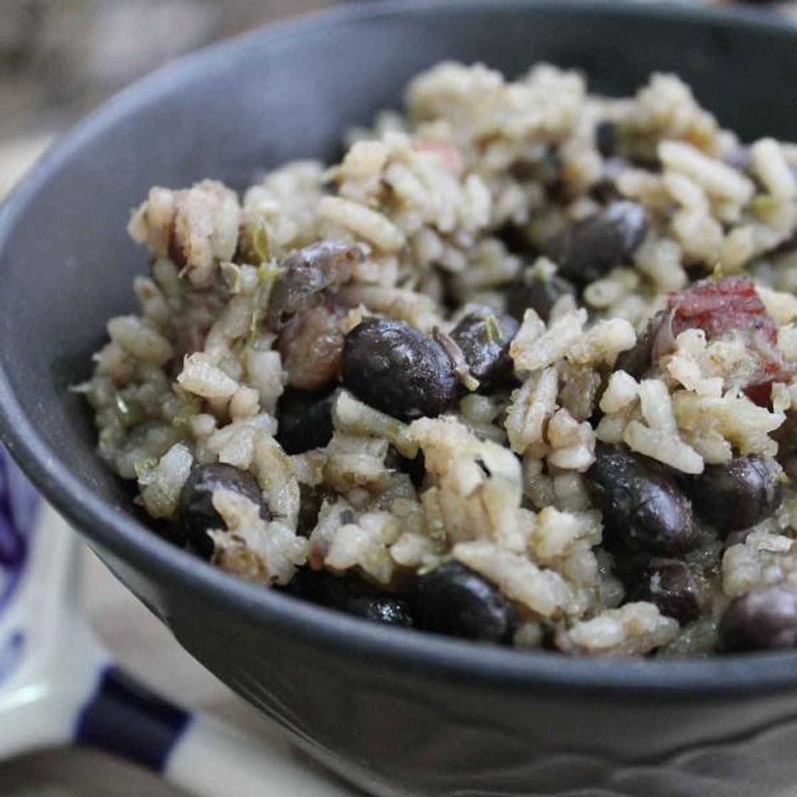 Receita de Arroz com feijão preto