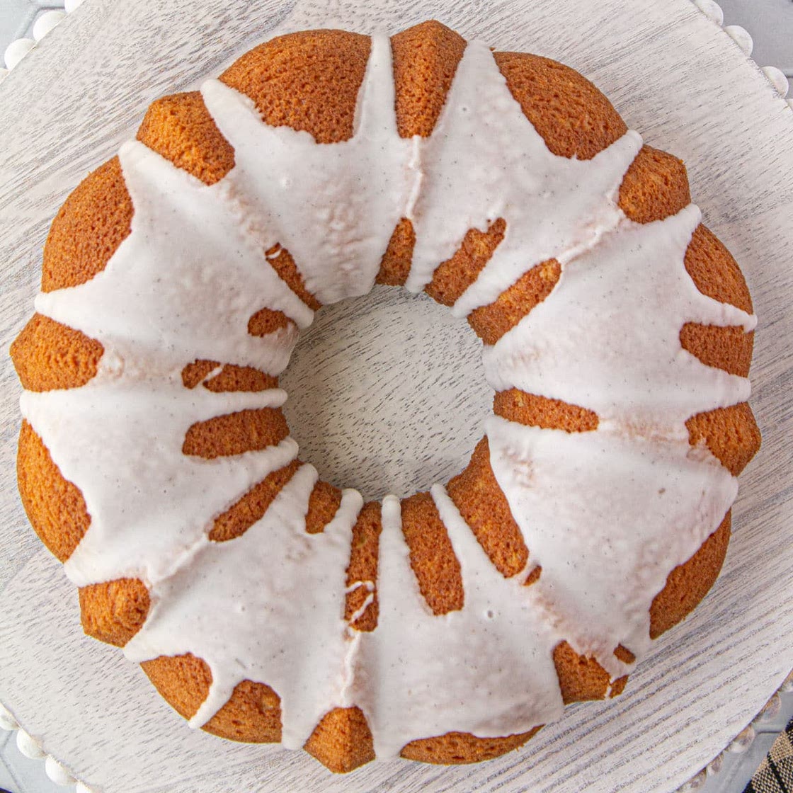 Vanilla Bean Brown Butter Bundt Cake