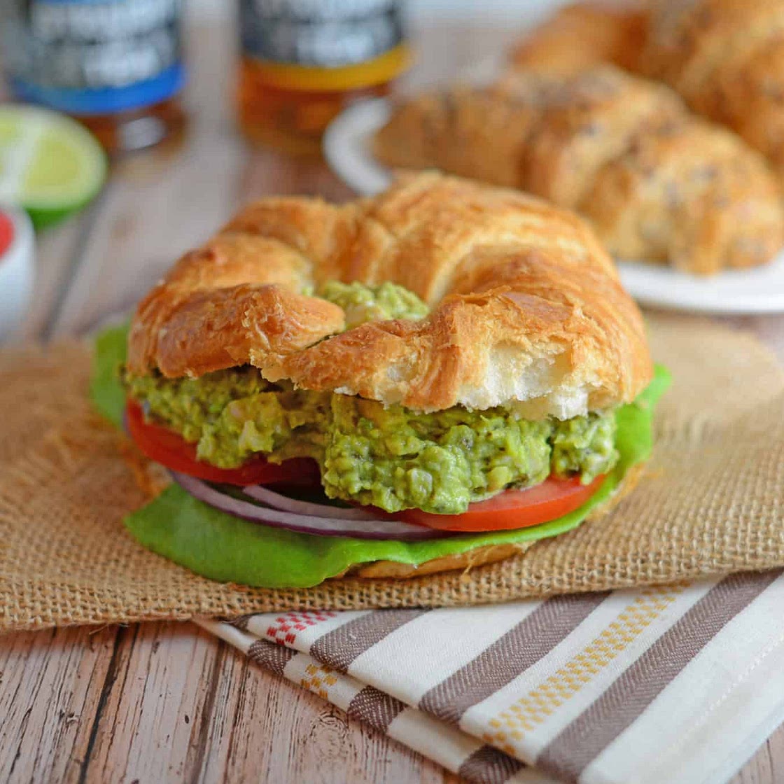 Pesto Avocado Chicken Salad