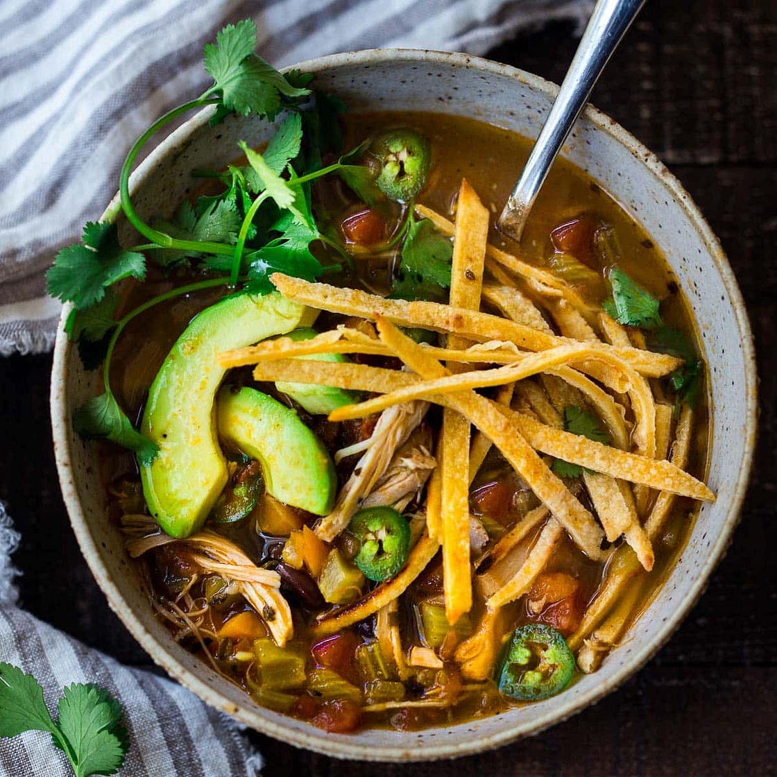 Chicken Tortilla Soup Recipe (Instant pot and stove top)