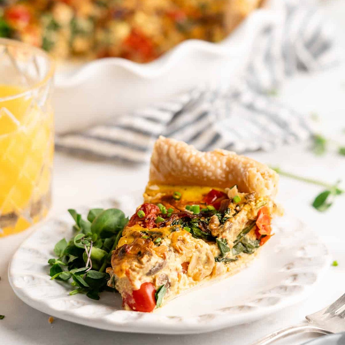 Easy Vegan Quiche