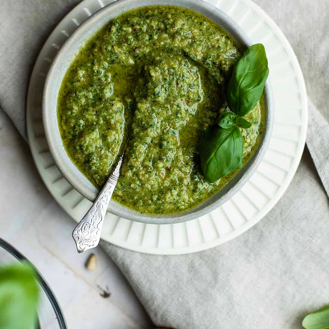 Easy Homemade Pesto from Scratch
