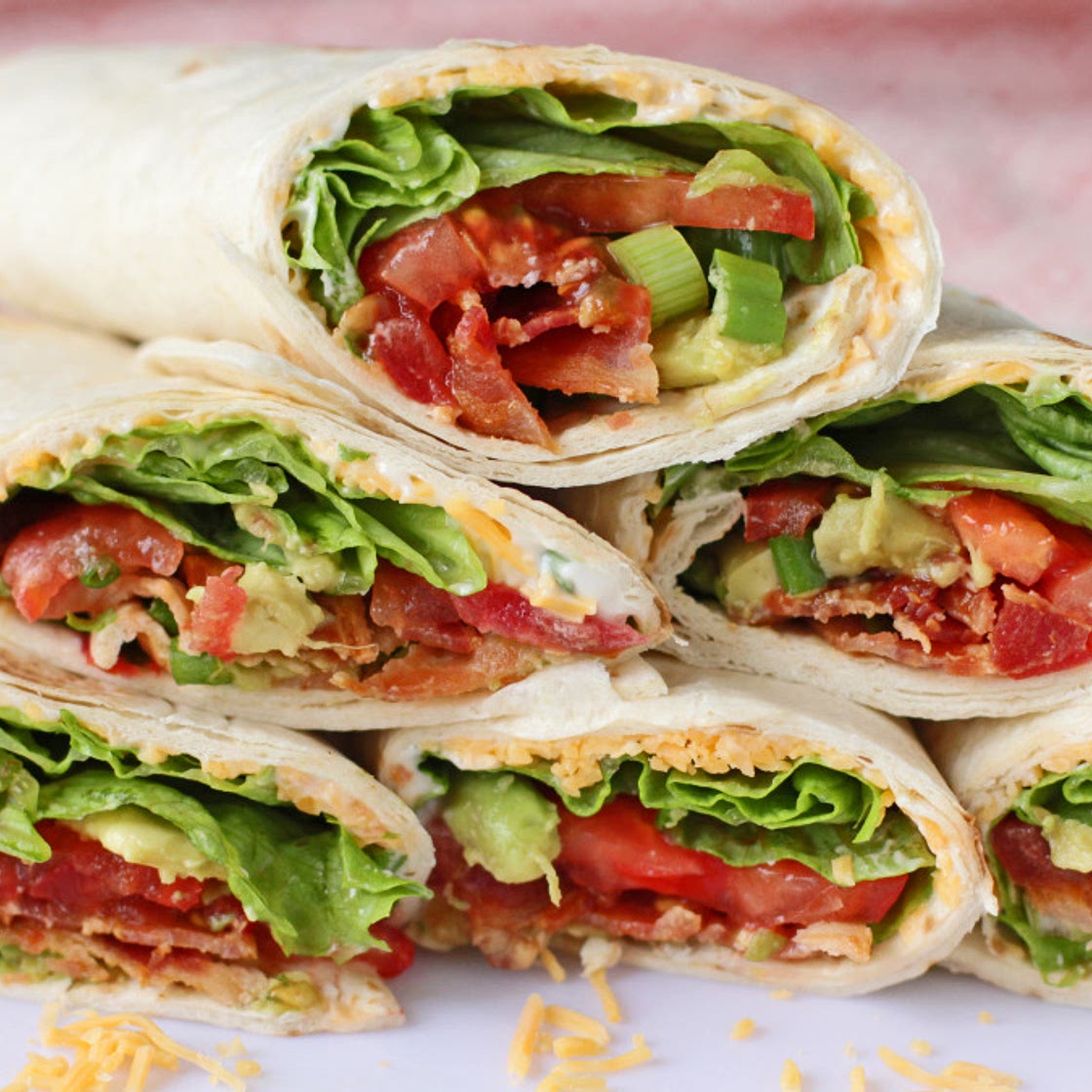 A Fun and Frolic Kind of Avocado, Bacon, and Tomato Wrap Yippee!