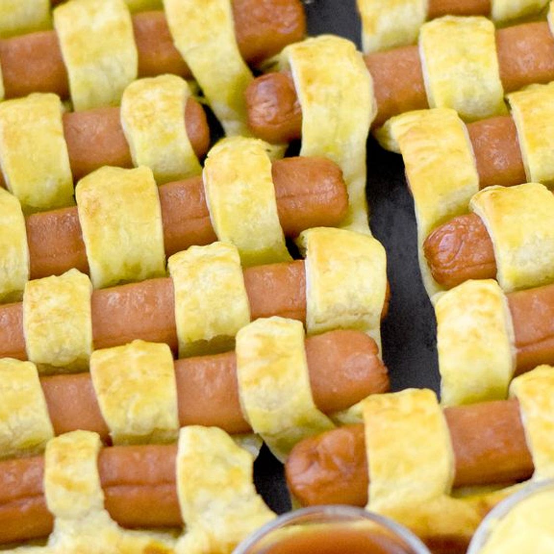 Damier feuilleté de knacki