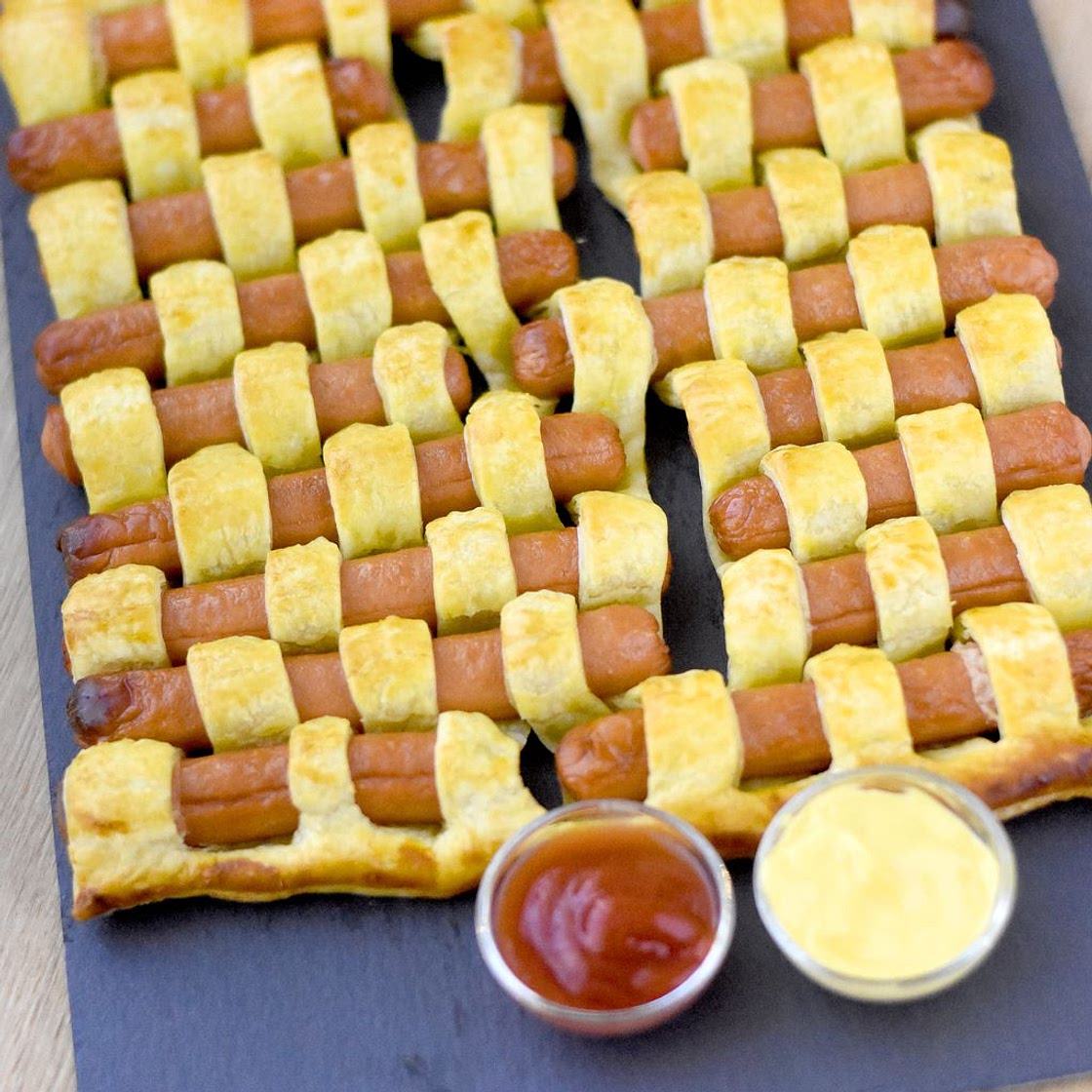 Damier feuilleté de knacki