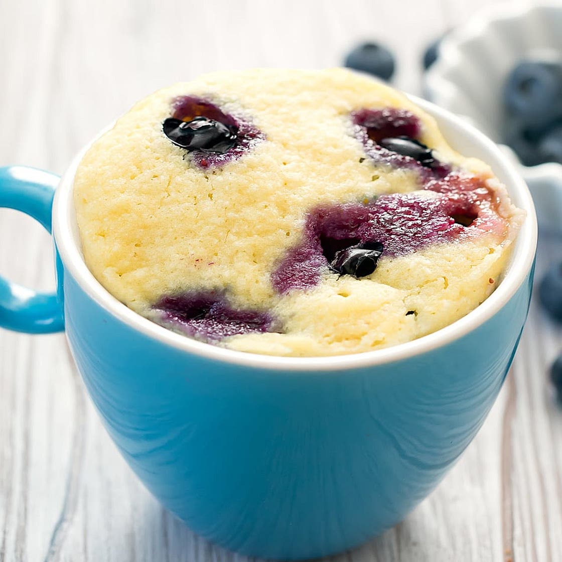 Keto Blueberry Mug Cake