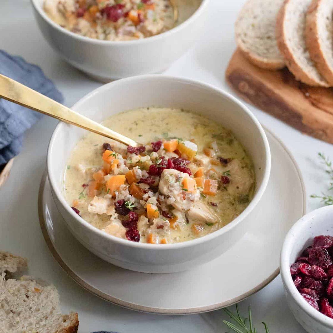 Cozy Autumn Wild Rice Soup
