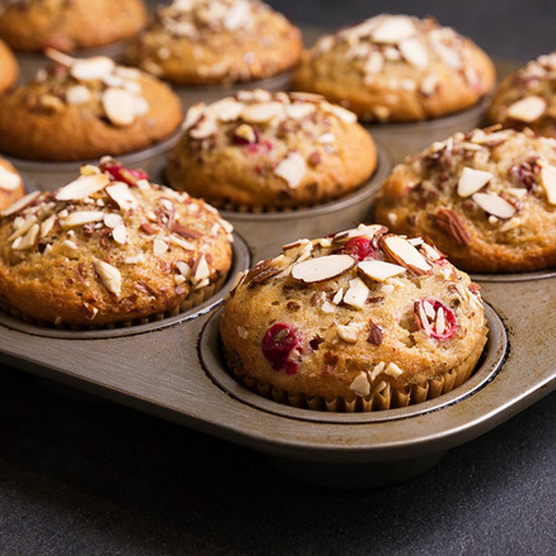 Spiced Cranberry Muffins Recipe
