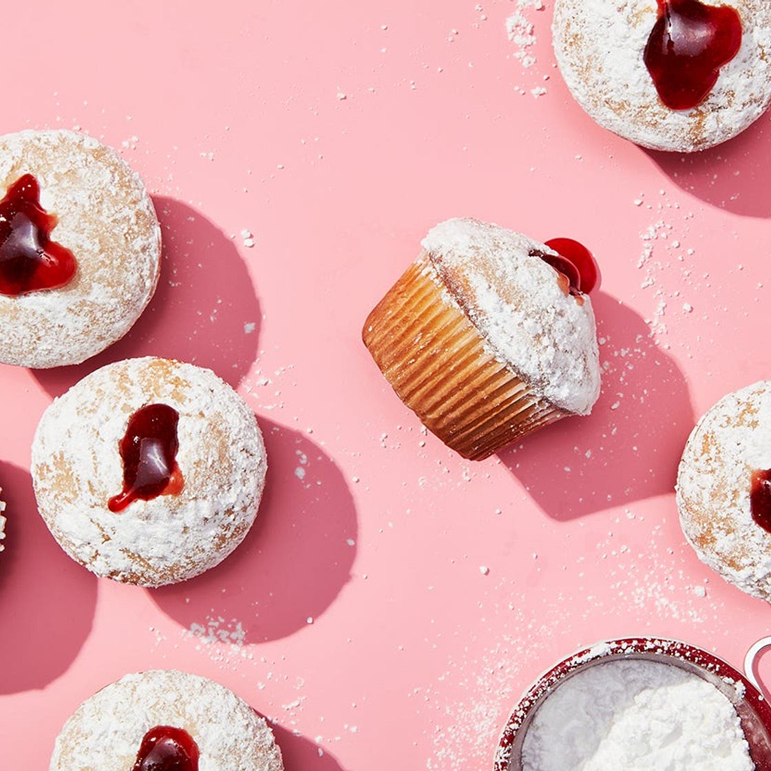 Jelly Doughnut Cupcakes