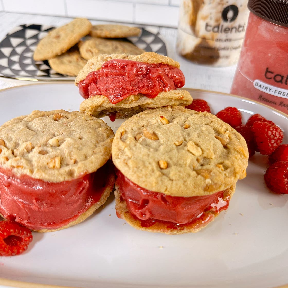 PB&J Ice Cream Sandwiches