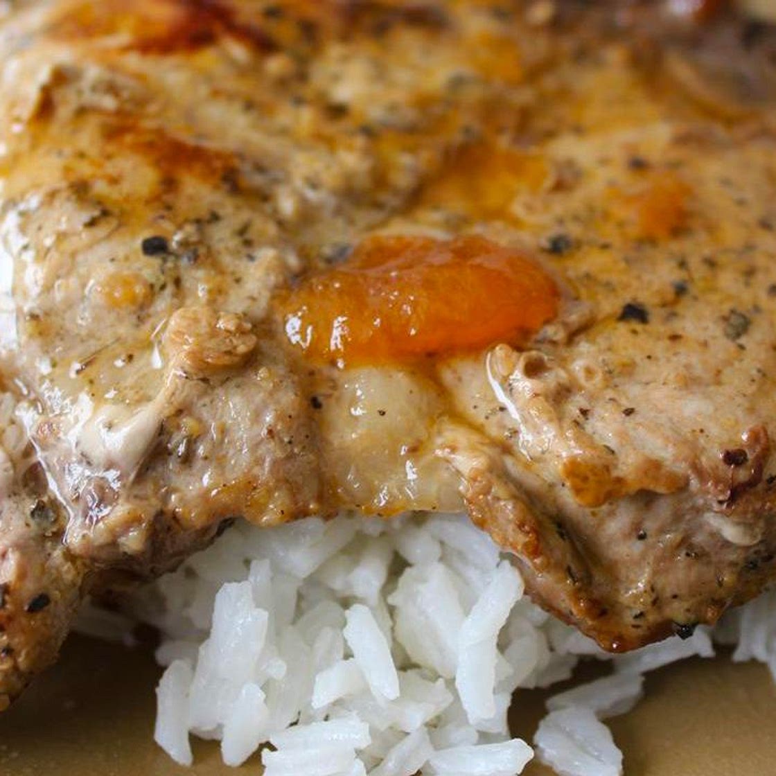 Apricot-Glazed Pork Chops