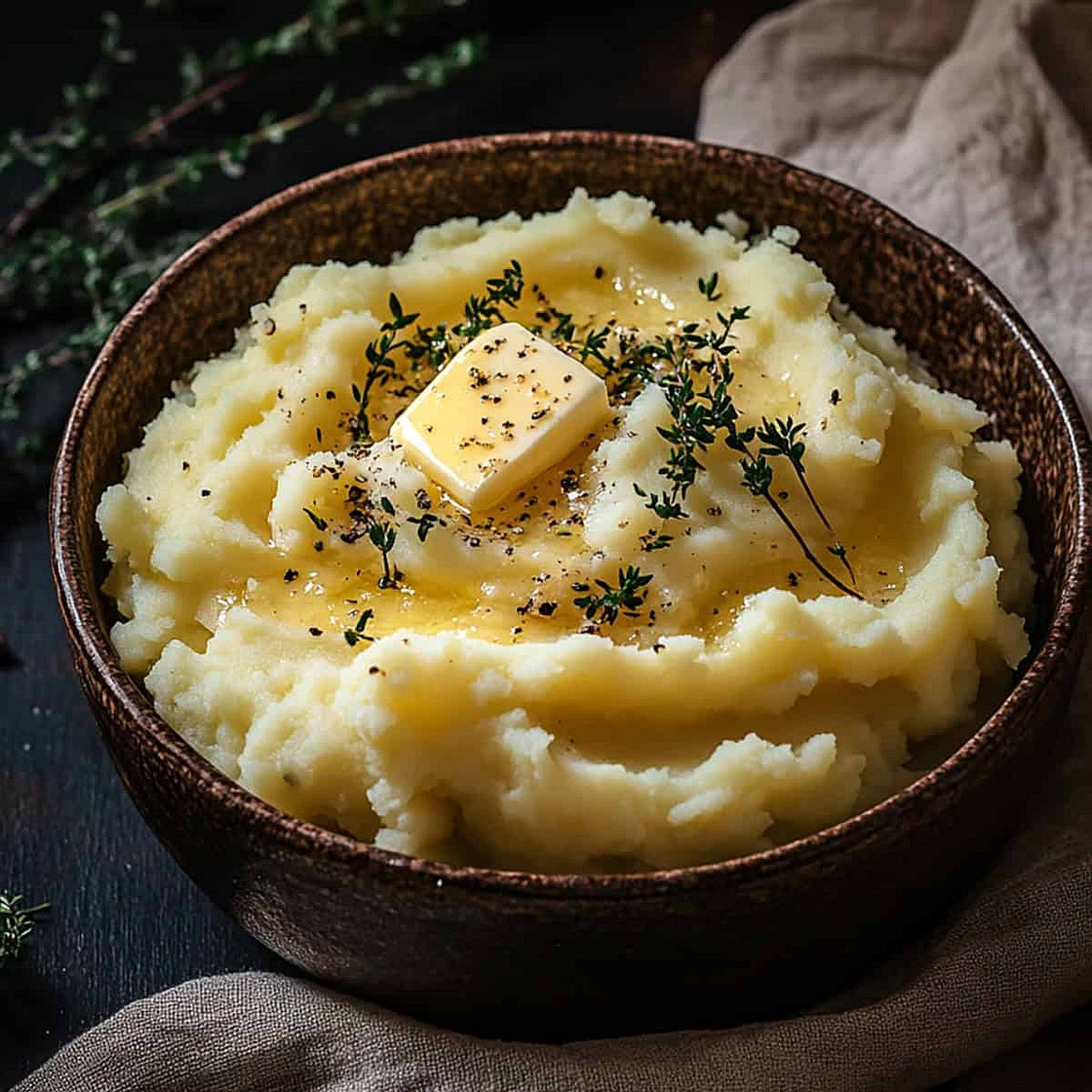Mashed Potatoes With Almond Milk