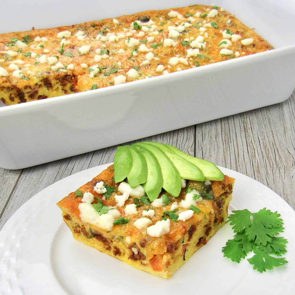 Keto Mexican Breakfast Casserole