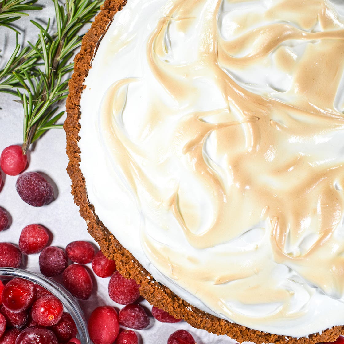 Cranberry Curd Tart