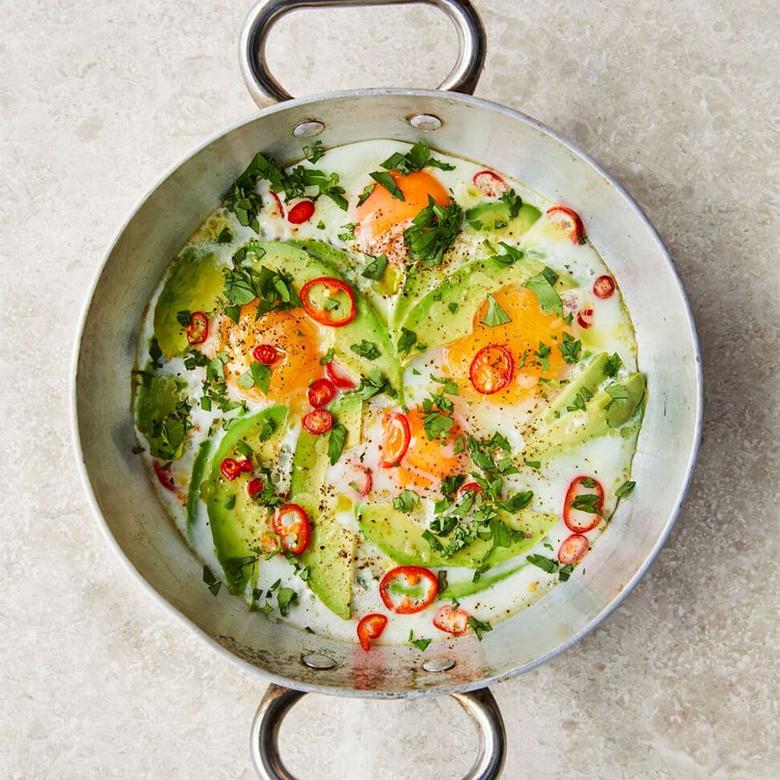 Mexican baked eggs