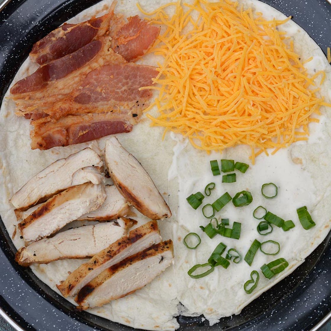Chicken Bacon Ranch Tortilla Hack Recipe