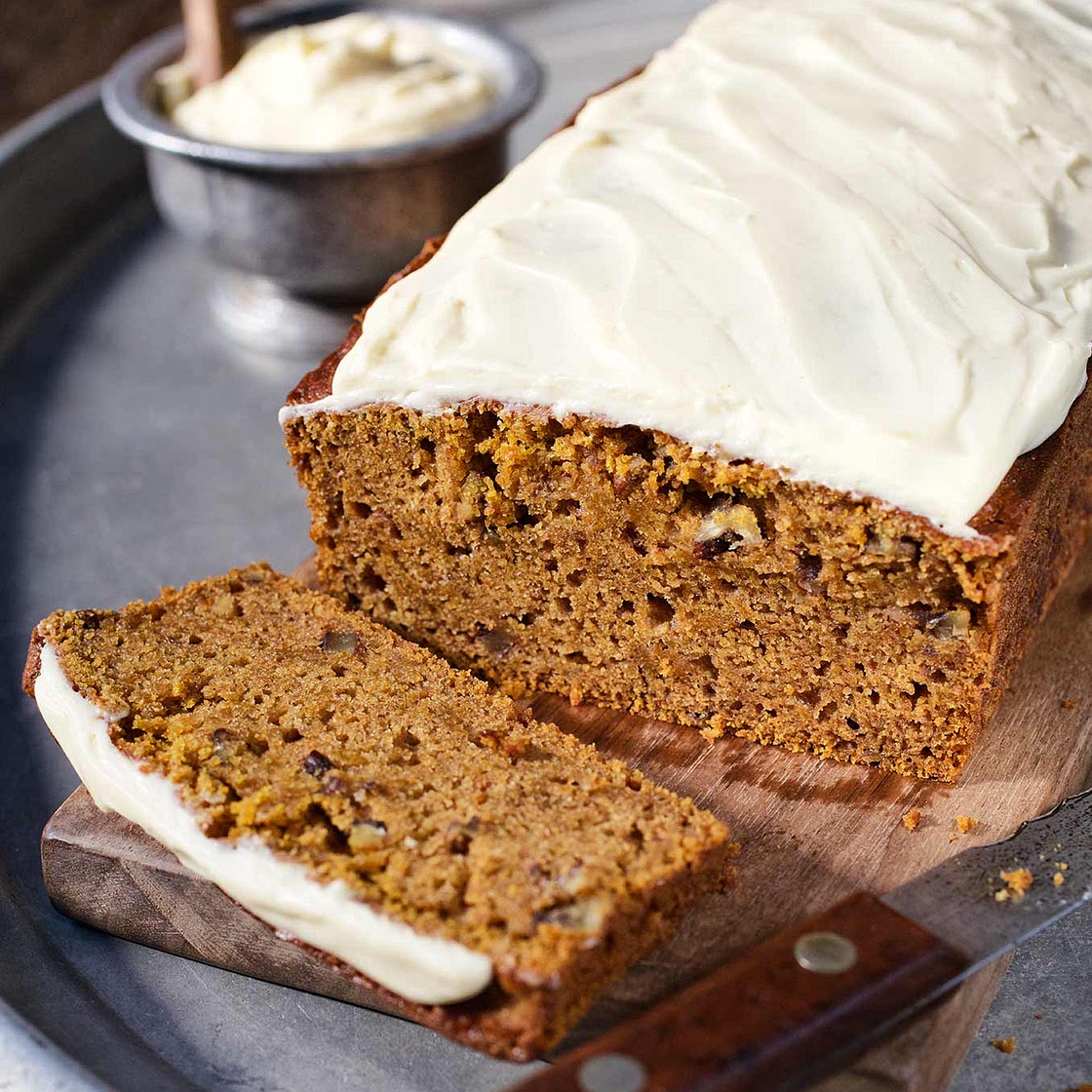 Spiced Maple Pecan Pumpkin Bread