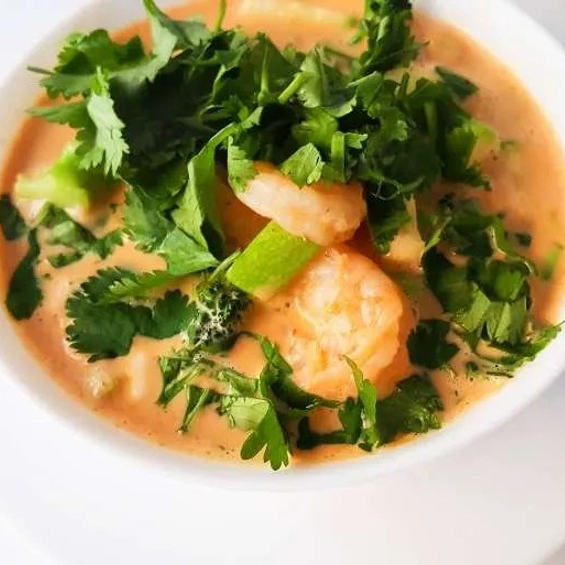 Easy Coconut Curry Shrimp Soup