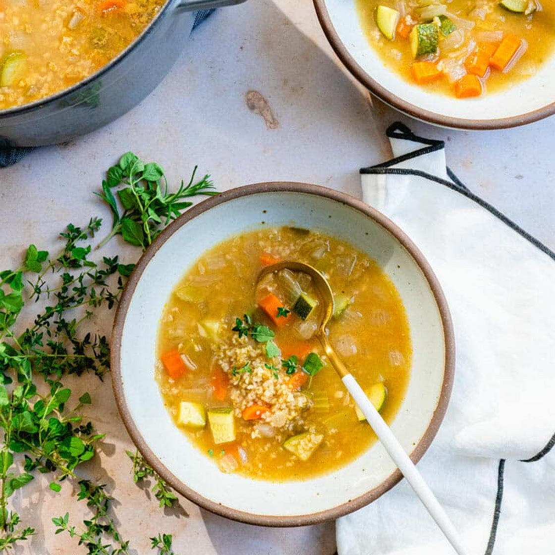 Freekah Vegetable Soup Recipe
