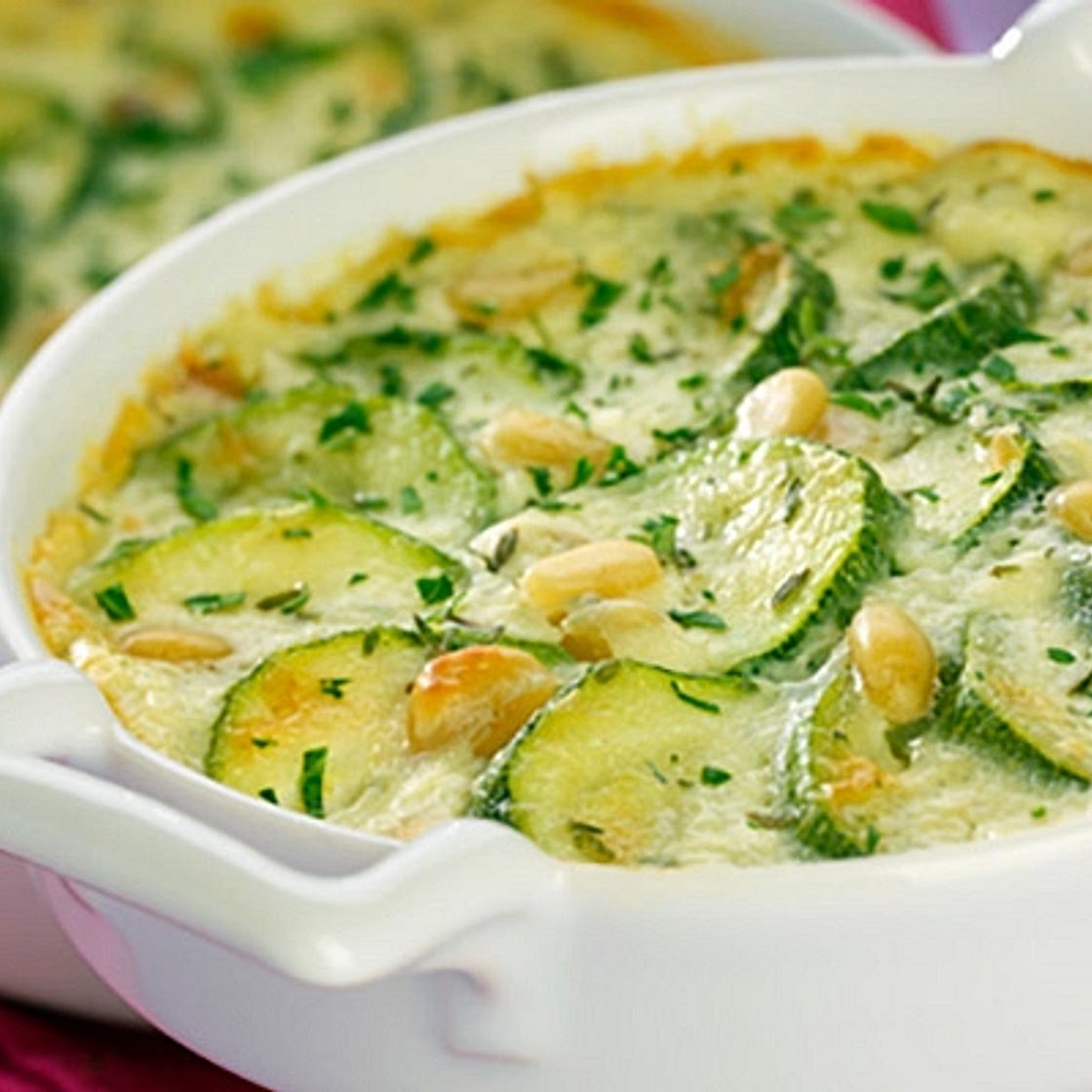 Petit gratin de courgettes à l’ail (Madame Figaro)