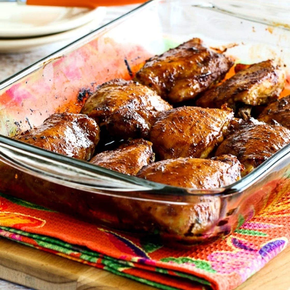 Sweet and Spicy Baked Sriracha Chicken