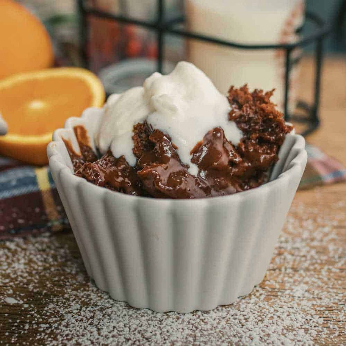 Chocolate Orange Pudding Cake