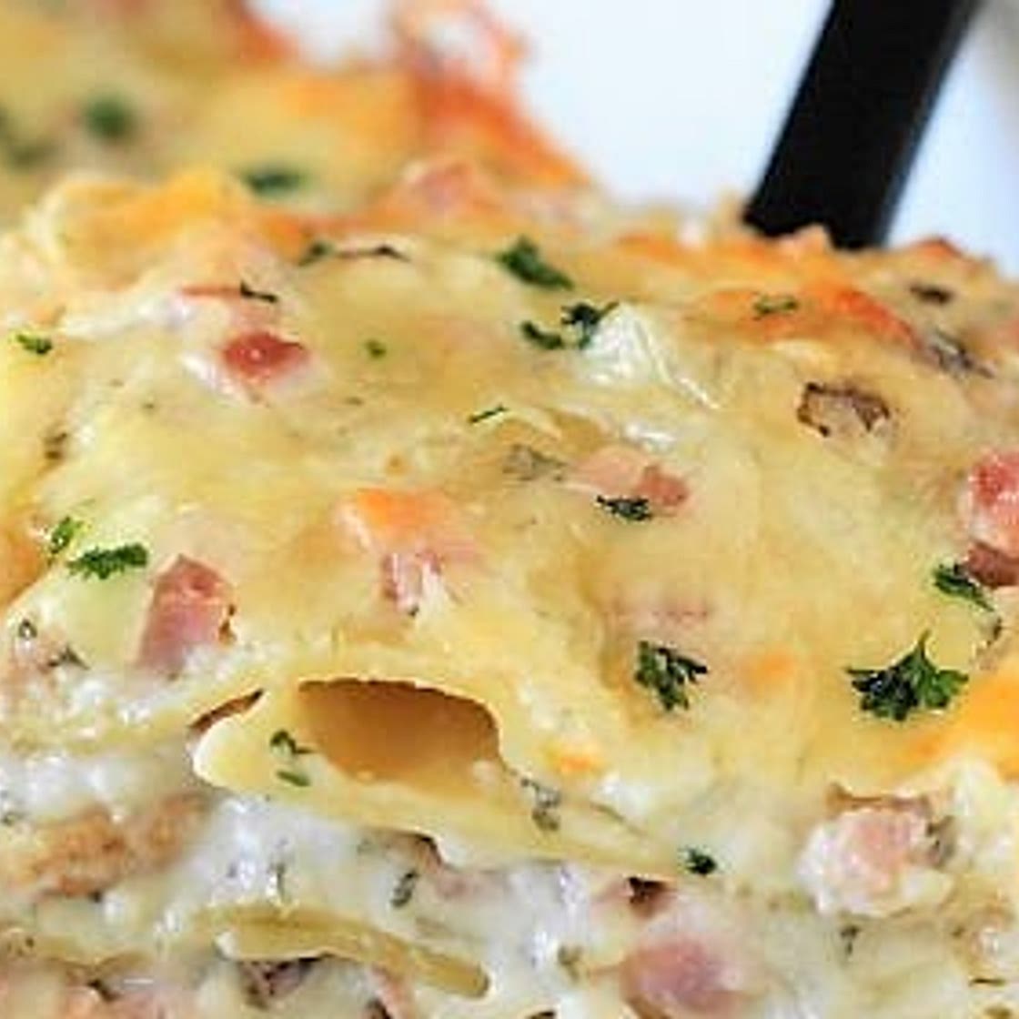 Ham & Cheese Lasagna